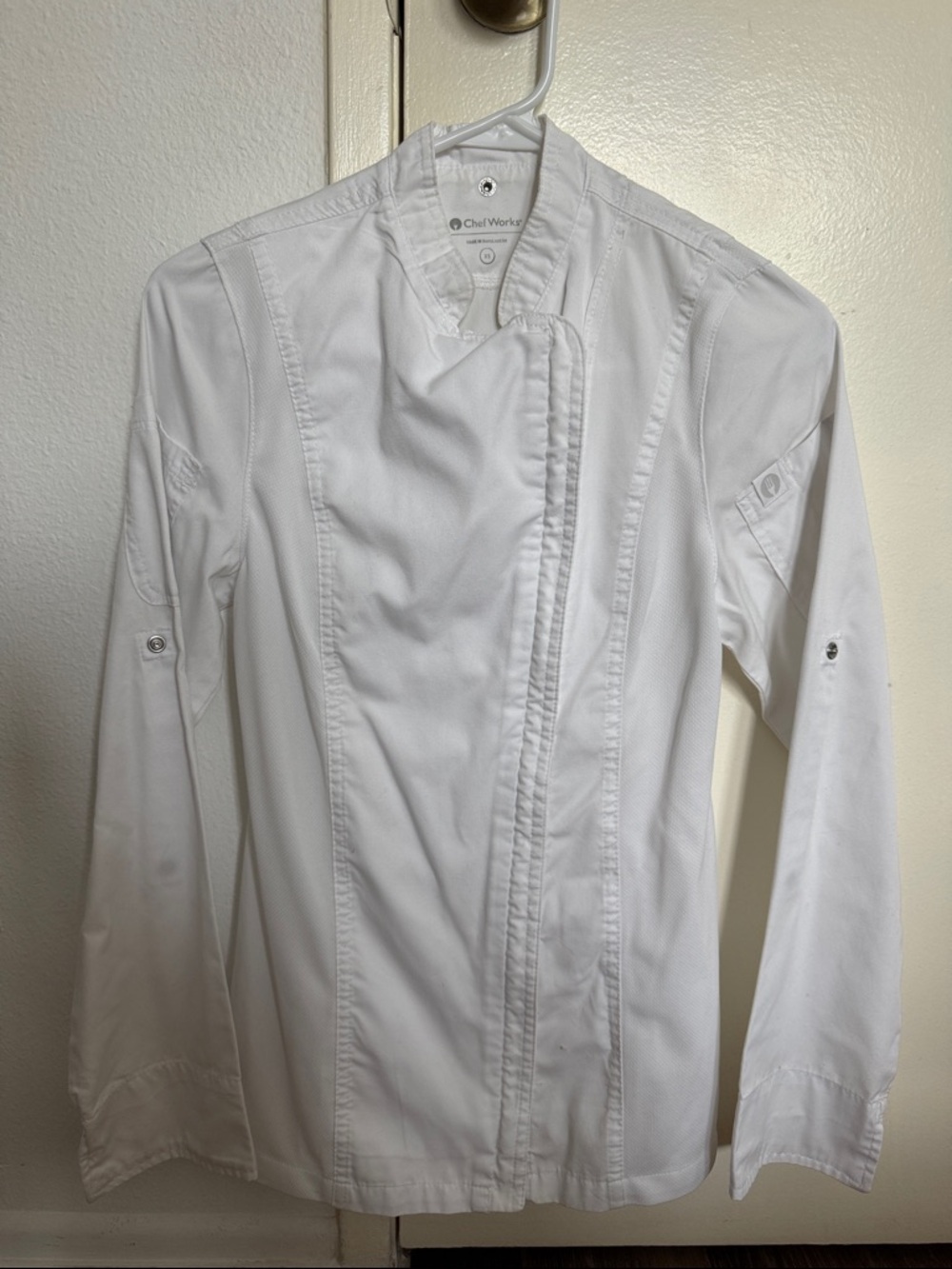 Chef Works Le Mans White Double-Breasted Chef Coat, White, XS
